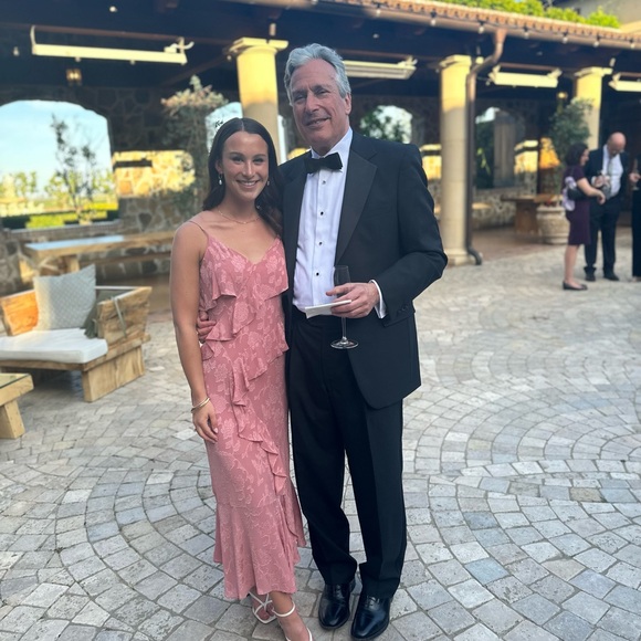 Zara Pink Ruffle Dress - Picture 2 of 2